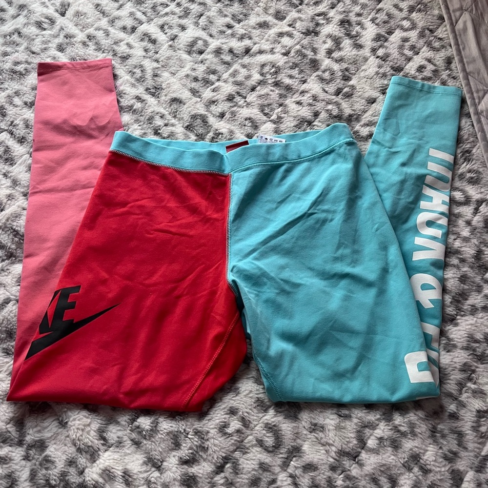 DUAL COLOR NIKE LEGGINGS